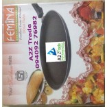 Femina 4MM Non Stick Big(280mm) Dhosa Tava-ISI With Adjustable Stainless Steel Slicer- First Time In India, On Discounted Price, 